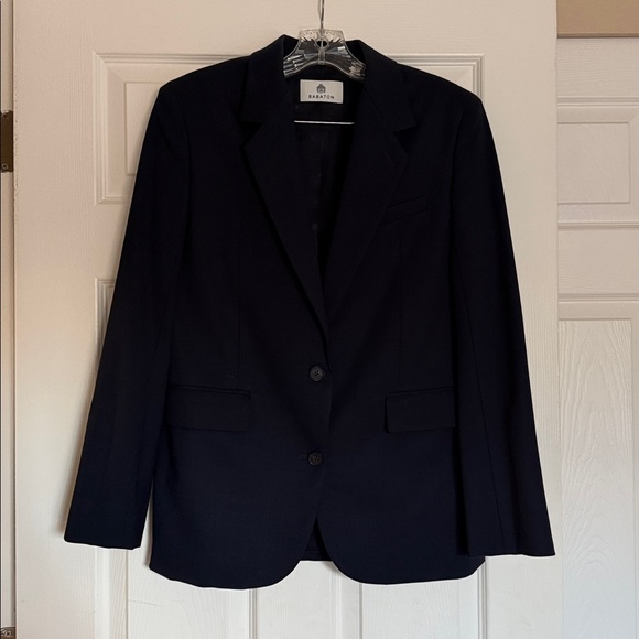 Aritzia Jackets & Blazers - Aritzia Babaton Agency Dark Night Navy Oversized Blazer XS